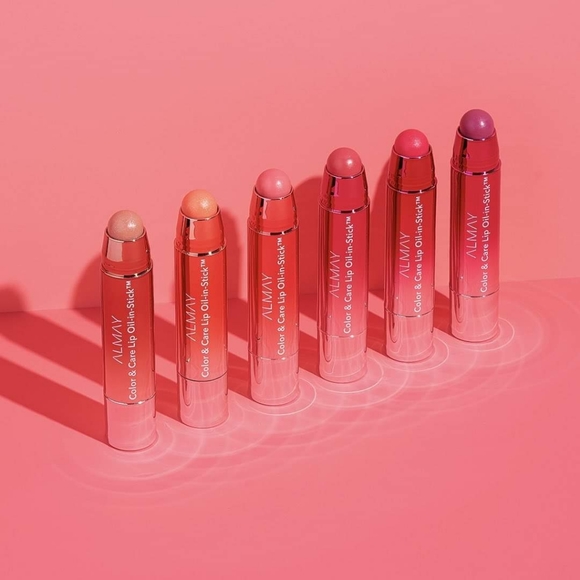 Almay Color & Care Lippenöl Stick | Rosy Glaze 120, 2,6 G | Pflegendes Lippenöl Mit Glanzeffekt